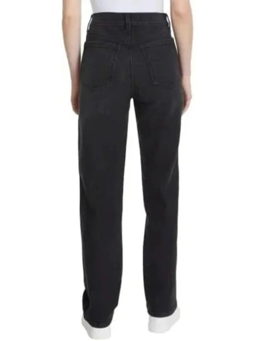 NWT Gloria Vanderbilt Women's 14 Amanda Relaxed Straight Jeans High Grey  F1213